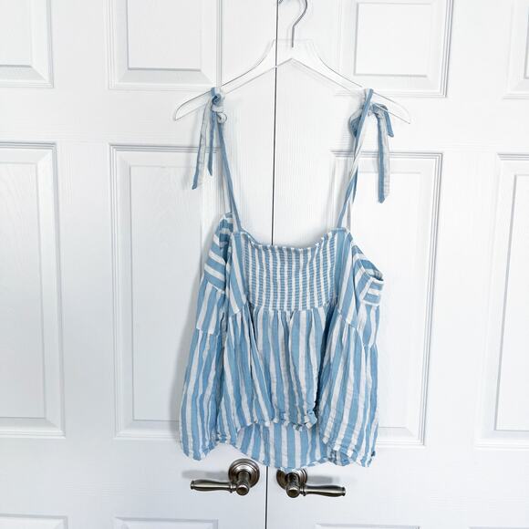 Old Navy Sleeveless Tie Strap Striped Cami - Picture 8 of 9